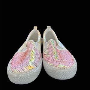 Cat & Jack Pink Iridescent Kids Shoes